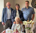 Magdalena Lentes mit Rainer Wirtz, Daniel Lichter und Renatre Stalpes., Bild: CL